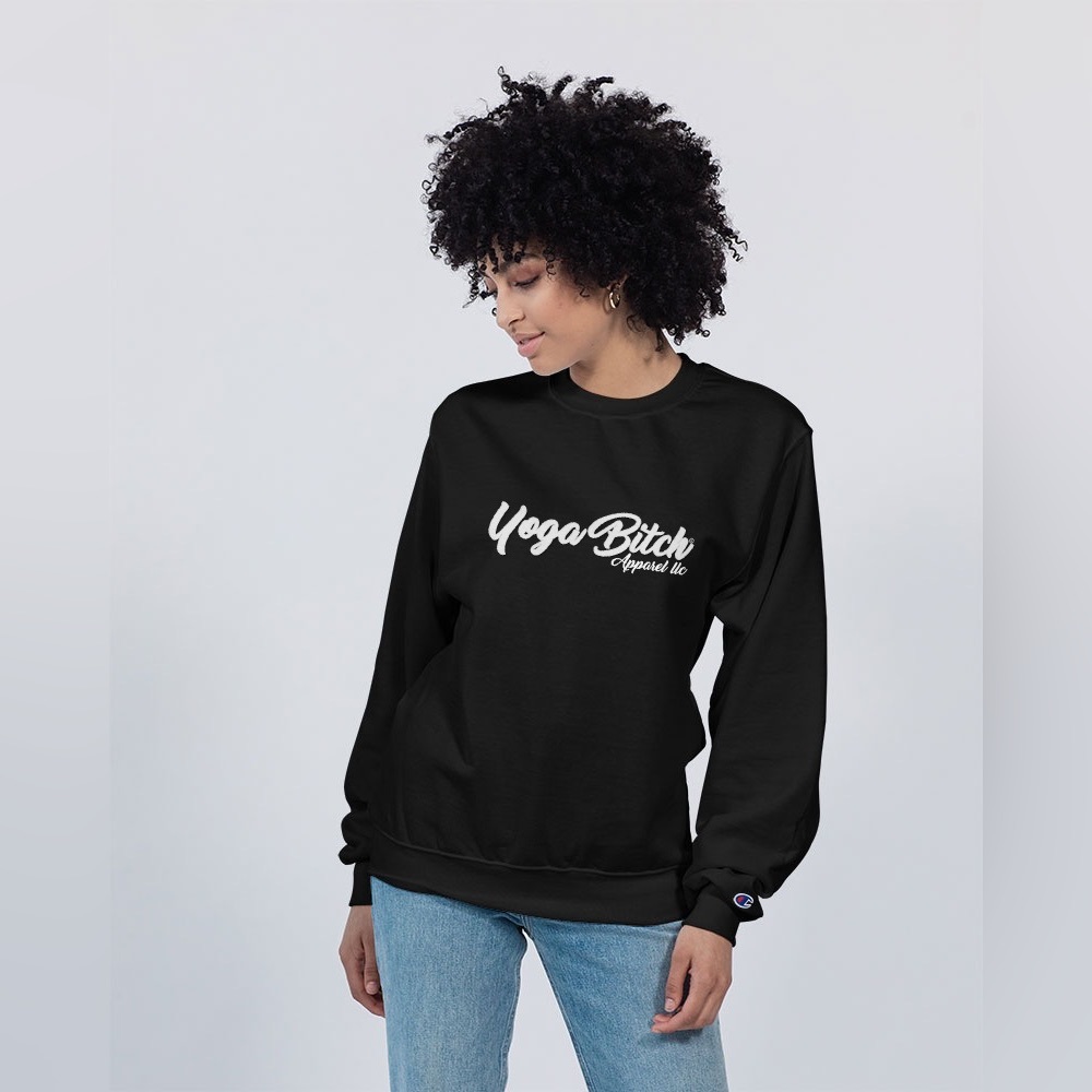 Yoga Bitch x Champion Crewneck Sweatshirt Unisex Relaxed Fit NWT